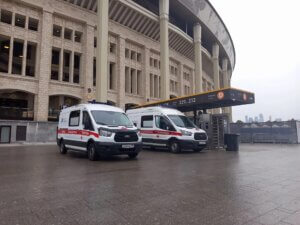 Дежурство скорой помощи на концерте Баста в БСА «Лужники» с 28 по 30 августа